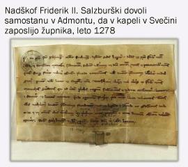 listina o zaposlitvi župnika v Svečini